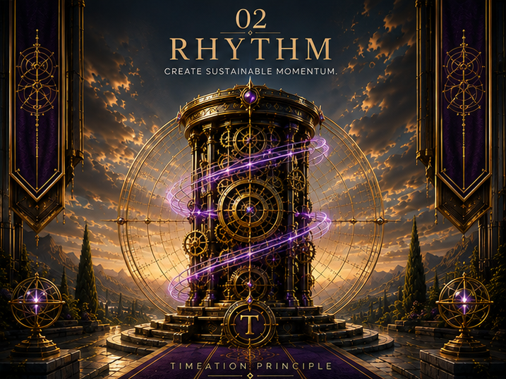 Rhythm pillar artwork